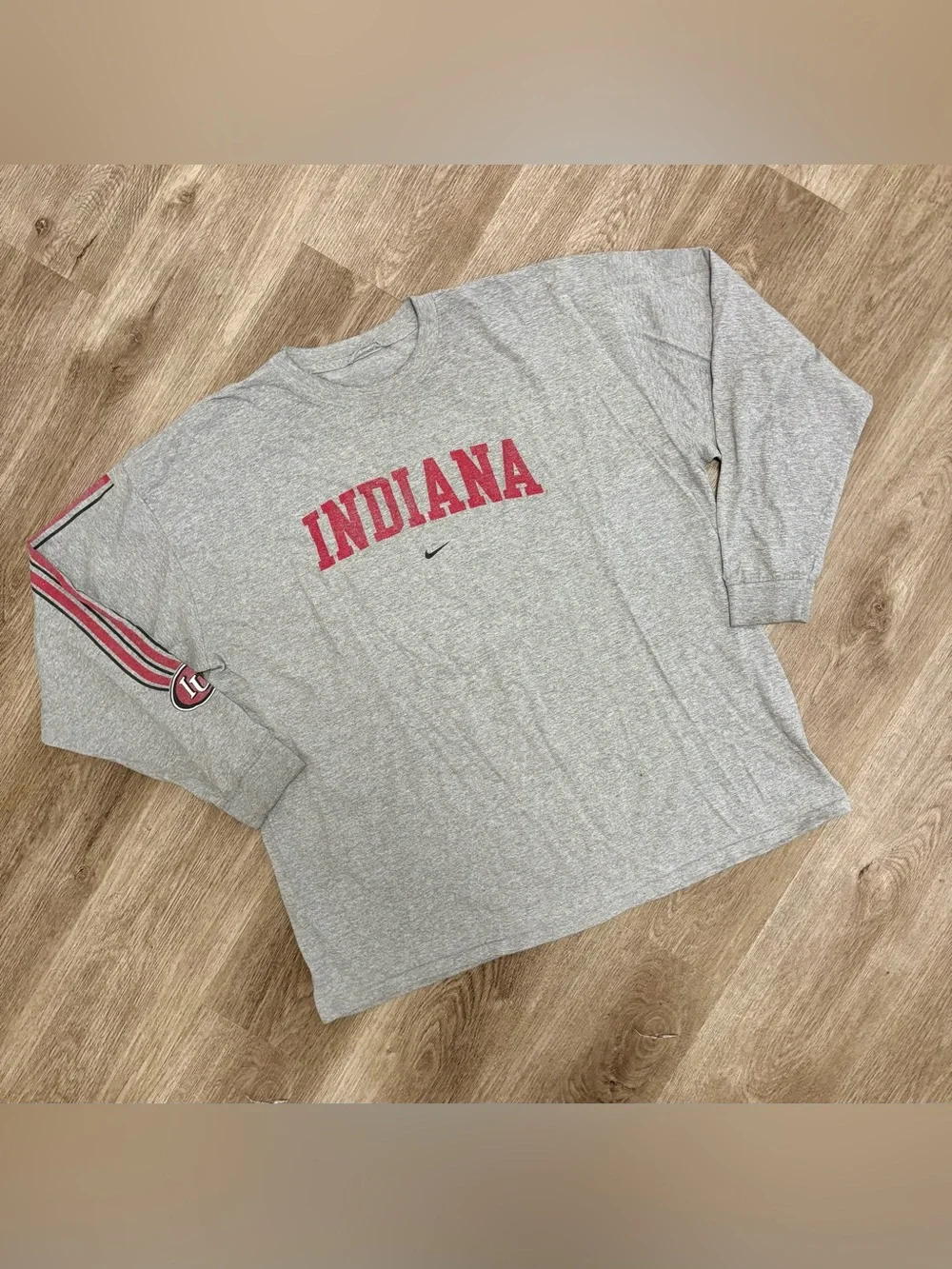 Vintage Nike IU Hoosiers Long Sleeve Tee